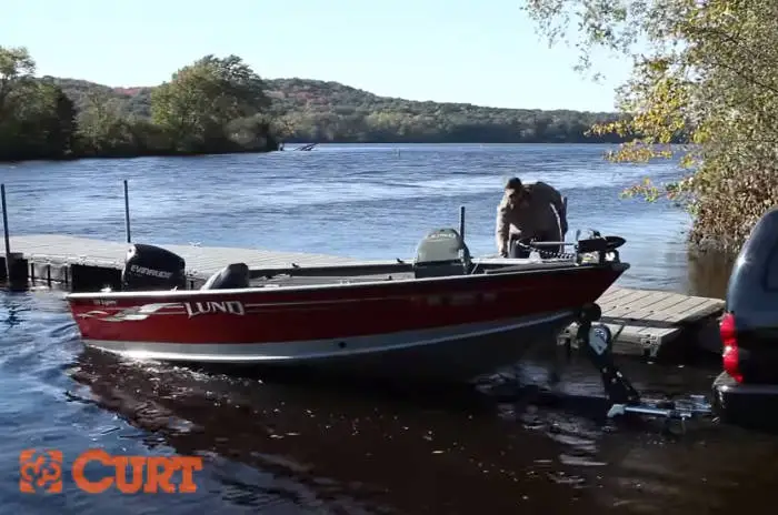 Boat Stern Begins Floating