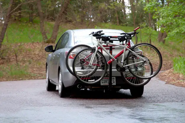 Car Hitch Mounted Bike Rack