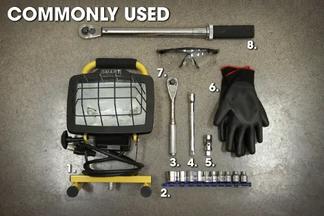 Commonly Used Tools for Receiver Hitch Installation