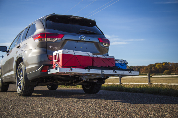 CURT tray-style hitch cargo carrier