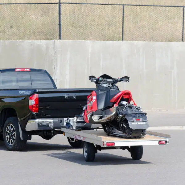 Small snowmobile trailer